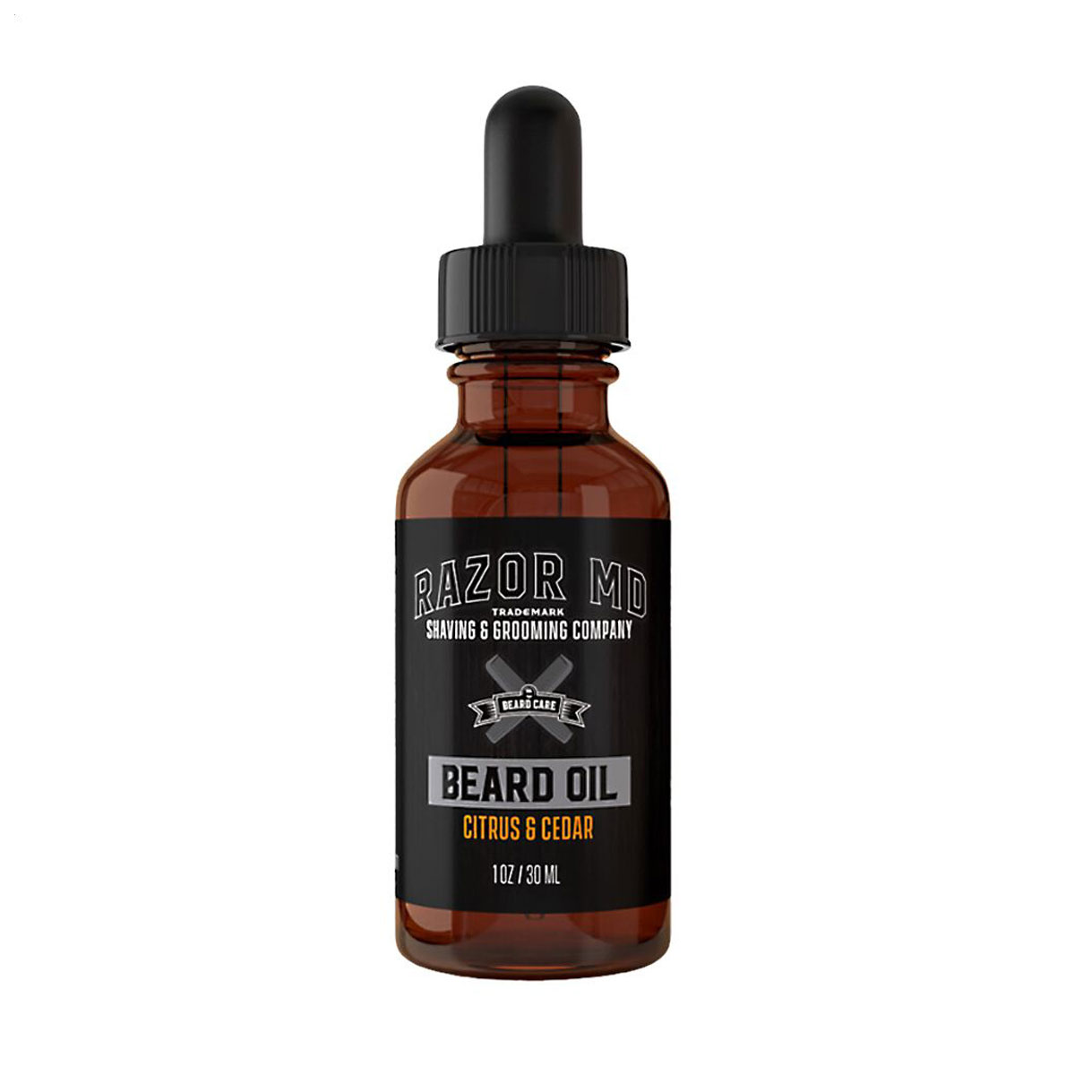 Уцінка! Чоловіча олія для бороди Razor MD Beard Oil Цитрус та кедр, 30 мл